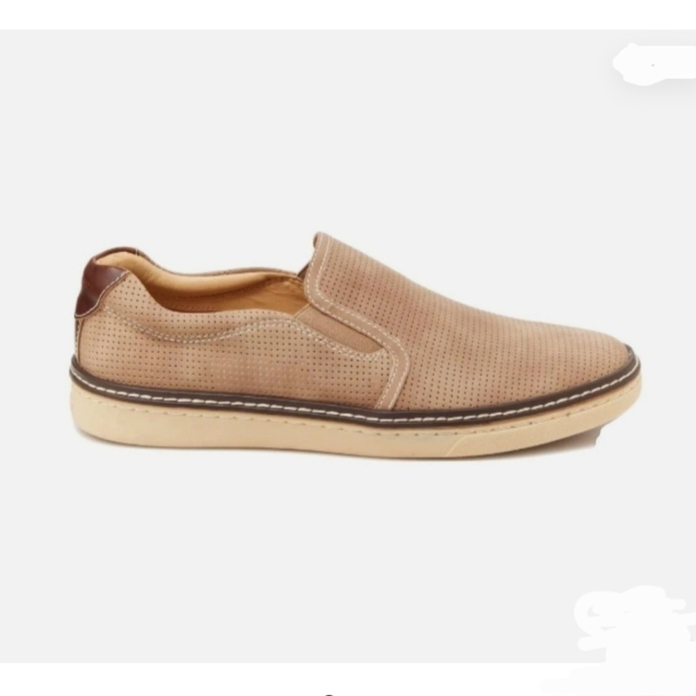 Johnston & Murphy McGuffey Perforated Slip-Ons mens size 8